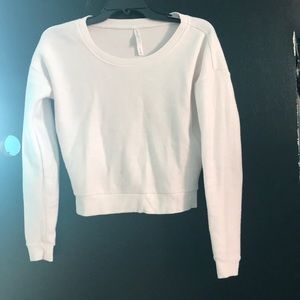 Live Love Dream cropped sweatshirt